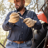 The Silas in Black- Long Sleeve Snap Shirt
