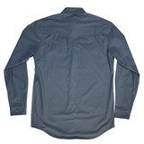 CORE - Men's Blue Long Sleeve Snap Shirt