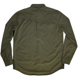 CORE - Men's Olive Green Long Sleeve Snap Shirt