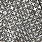 Diamond Short Sleeve Snap Shirt Black (FINAL SALE)