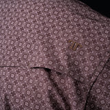 The Silas in Brown - Long Sleeve Snap Shirt