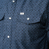 The Silas in Black- Long Sleeve Snap Shirt