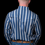 The Atlas in Blue - Long Sleeve Snap Shirt