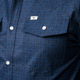 The Collin in Black- Long Sleeve Snap Shirt