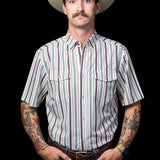 The Ed Short Sleeve Snap Shirt Green (FINAL SALE)