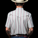 The Ed Short Sleeve Snap Shirt Green (FINAL SALE)