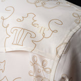 The Carson in Beige Short Sleeve Snap