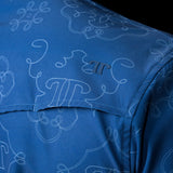 The Carson in Blue Short Sleeve Snap