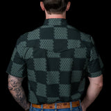 The Dallas - Green Short Sleeve Snap