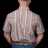 The Wyatt - Brown Short Sleeve Snap