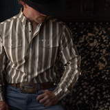 The Atlas in Green - Long Sleeve Snap Shirt