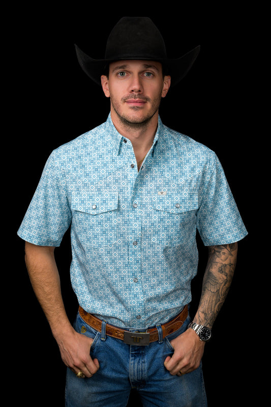 The Cal Short Sleeve Pearl Snap Shirt (FINAL SALE)