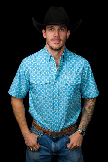 The Prescott Short Sleeve Pearl Snap Shirt (FINAL SALE)