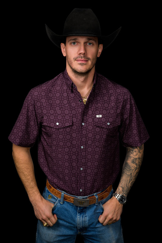 The Fletcher Short Sleeve Pearl Snap Shirt