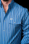 The Walker Long Sleeve Pearl Snap Shirt