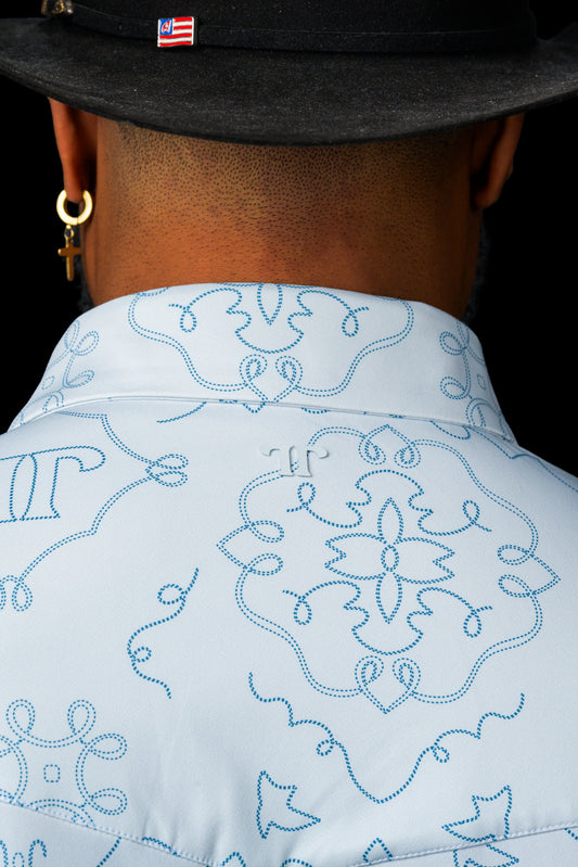 The Carson Polo - Light Blue
