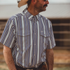 The Wyatt - Blue Short Sleeve Snap (FINAL SALE)