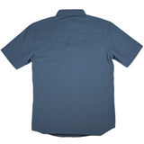 CORE - Men's Blue Short Sleeve Snap Shirt