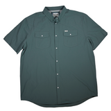 CORE - Men's Aqua Short Sleeve Snap Shirt