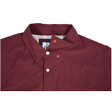 CORE - Men's Maroon Long Sleeve Snap Shirt