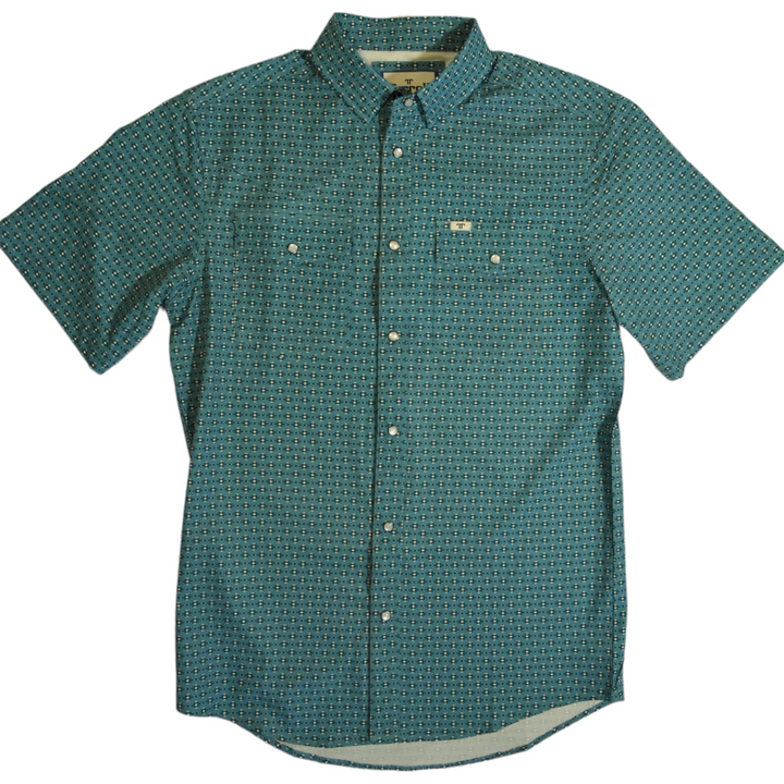 Ferrell The James Short Sleeve Snap in Light Blue