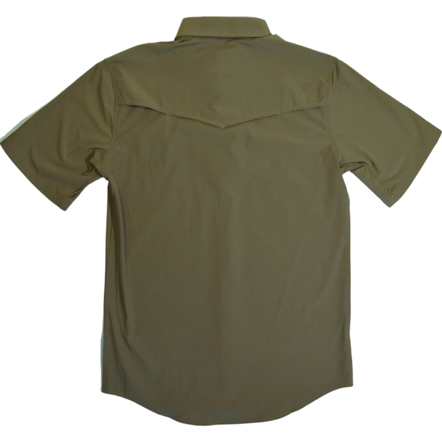 CORE - Men's Khaki Short Sleeve Snap Shirt