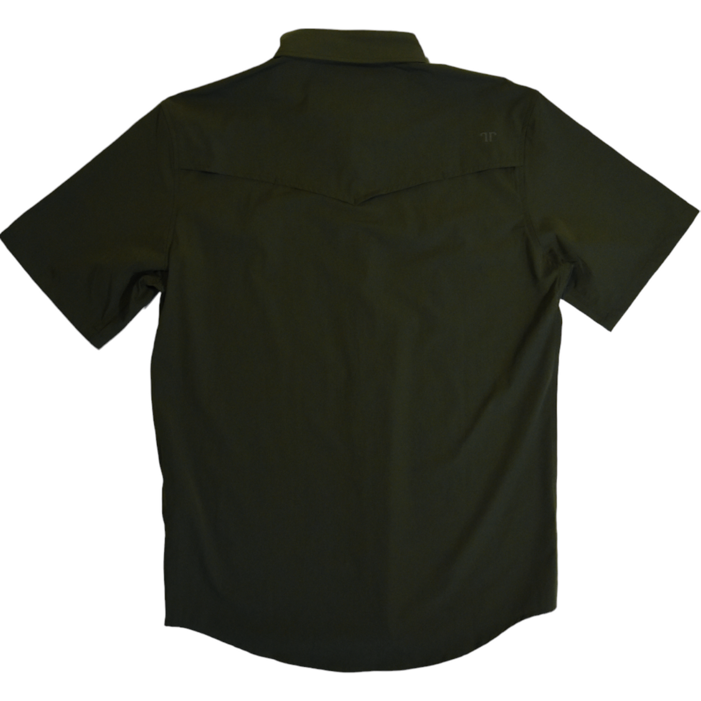 CORE - Men's Olive Green Short Sleeve Snap Shirt