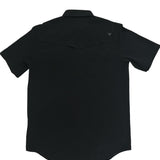 CORE - Men's Black Short Sleeve Snap Shirt