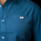 The Frost - Long Sleeve Button Up Printed Shirt