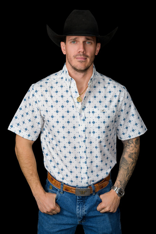 The Beau Short Sleeve Button Up Shirt