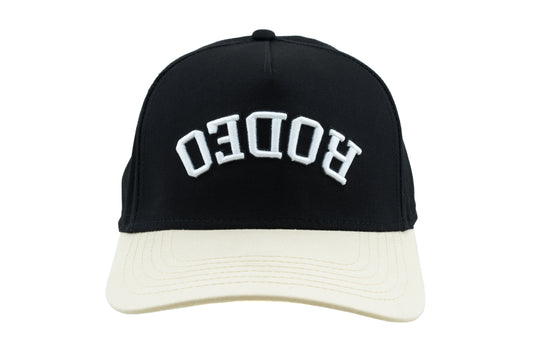 “Rodeo” Hat Black & Cream