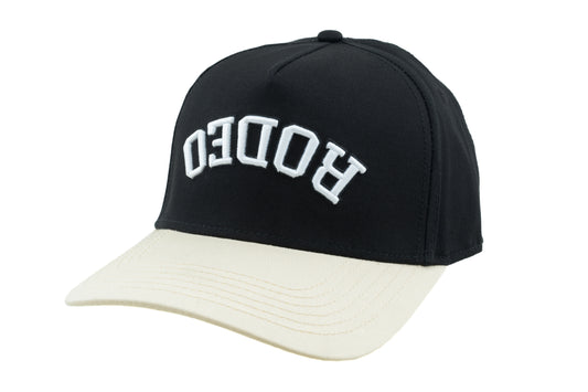 “Rodeo” Hat Black & Cream