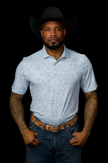 The Carson Polo in Light Blue (FINAL SALE)