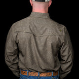 The Carson in Green - Long Sleeve Snap Shirt