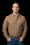 The Jackson in Green - Long Sleeve Snap Shirt (FINAL SALE)