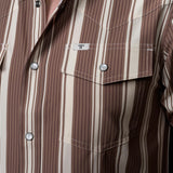 The Atlas in Brown - Long Sleeve Snap Shirt