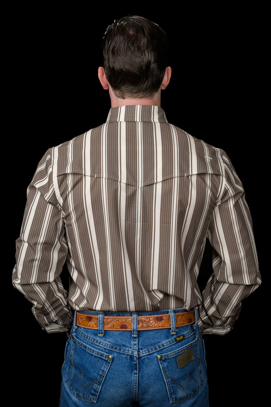 The Atlas in Green - Long Sleeve Snap Shirt (FINAL SALE)