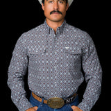 The Connor in Brown - Long Sleeve Snap Shirt