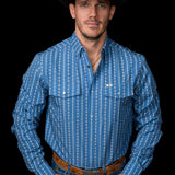 The Walker Long Sleeve Pearl Snap Shirt