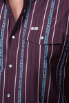 The Reid Long Sleeve Pearl Snap Shirt