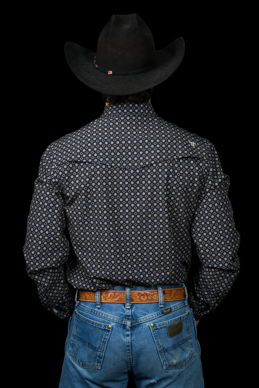 The Clyde Long Sleeve Pearl Snap Shirt