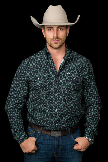 The Creed Long Sleeve Pearl Snap Shirt