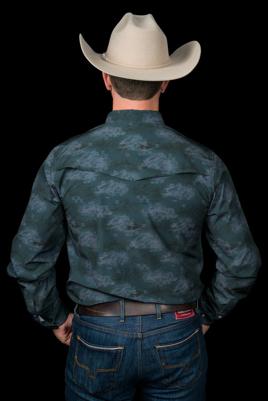 The Crockett Long Sleeve Pearl Snap Shirt