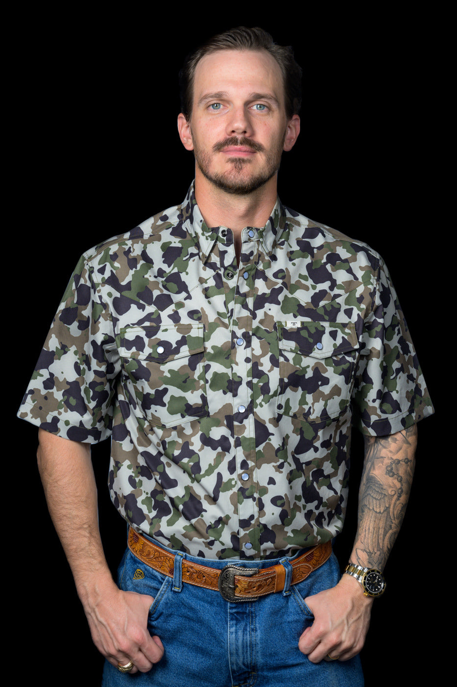 Camo 2.0 Short Sleeve Snap Shirt