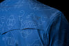 The Carson in Blue Short Sleeve Snap (FINAL SALE)