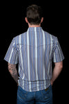 The Wyatt - Blue Short Sleeve Snap (FINAL SALE)