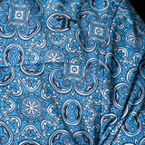 The Bennett in Light Blue - Short Sleeve Snap