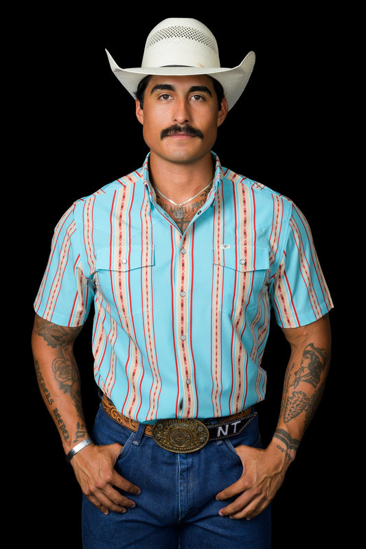 The Santa Fe - Short Sleeve Pearl Snap