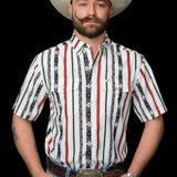 The Post in Green - Short Sleeve Snap