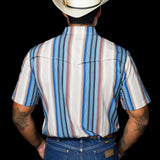 The Harrison in Cream- Short Sleeve Snap